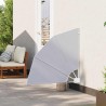 Écran de confidentialité pour balcon Gris 115 x 115 cm tissu 