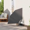 Écran de confidentialité pour balcon Noir 115 x 115 cm tissu 