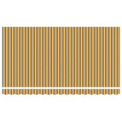 Tissu de remplacement de l'auvent pour cadre 4x2 m à rayures multicolores 