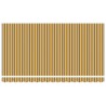 Tissu de remplacement de l'auvent pour cadre 4x2 m à rayures multicolores 