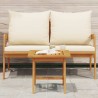 Table d'appoint 45x45x40 cm en bois d'acacia 