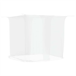 Moustiquaire suspendue 156 maille blanc 220x150x180 cm 