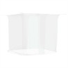Moustiquaire suspendue 156 maille blanc 220x150x180 cm 