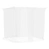 Moustiquaire suspendue 156 maille blanc 220x150x180 cm 