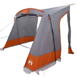 Tente Gris et Orange et Noir 285 x 255 x 245 cm Polyester 