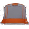 Tente Gris et Orange et Noir 285 x 255 x 245 cm Polyester 