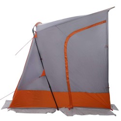 Tente Gris et Orange et Noir 285 x 255 x 245 cm Polyester 
