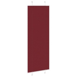 Store plissé rouge bordeaux 80x200 cm largeur du tissu 79,4 cm 