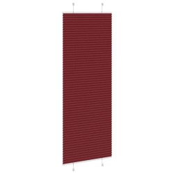 Store plissé rouge bordeaux 80x200 cm largeur du tissu 79,4 cm 