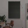 Store de Fenêtre avec des rideaux Autre Noir 80 x 130 cm Aluminium 
