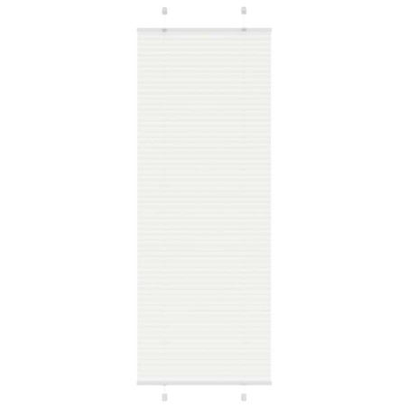 Store plissé blanc 80x200 cm largeur du tissu 79,4 cm polyester 