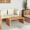 Table d'appoint de jardin 90x49.7x36 cm Bois massif Teck 