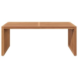 Table d'appoint de jardin 90x49.7x36 cm Bois massif Teck 
