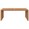 Table d'appoint de jardin 90x49.7x36 cm Bois massif Teck 