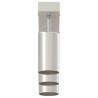 Projecteur de plafond 3 voies réglable en nickel brossé GU10 