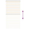 Store zèbre beige marbré largeur du tissu 70,9 cm polyester 