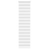 Store zèbre blanc 60x230 cm largeur du tissu 55,9 cm polyester 