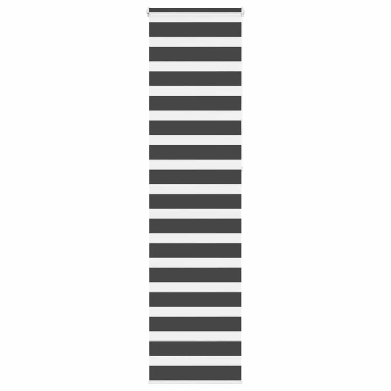 Store zèbre noir 60x230 cm largeur du tissu 55,9 cm polyester 
