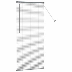 Store de Fenêtre Gris foncé 80 x 130 cm Aluminium 