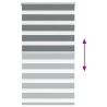 Store zèbre gris foncé largeur du tissu 50,9 cm polyester 