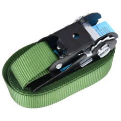 Sangles d’arrimage à cliquet 20 pcs 800 daN 6 m Vert 