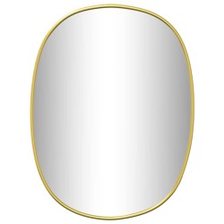 Miroir mural Doré 30x25 cm 