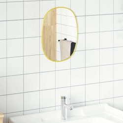 Miroir mural Doré 30x25 cm 
