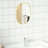 Miroir mural Doré 30x25 cm 