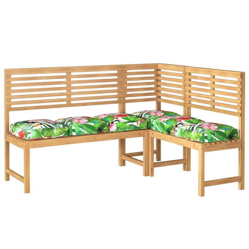 Coussins Pallet pour assise 6 pcs Tropical Jungle 40x40x8 cm en tissu Oxford. 