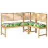 Coussins Pallet pour assise 6 pcs Tropical Jungle 40x40x8 cm en tissu Oxford. 