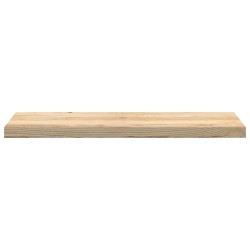 Marches d'escalier 2 pcs non traité 90x30x2cm bois chêne massif 