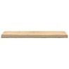 Marches d'escalier 2 pcs non traité 90x30x2cm bois chêne massif 