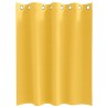 Rideaux 2 pcs jaune moutarde 140 x 140 cm Polyester 