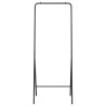Porte-vêtements Noir Métal Standard Pliant Porte-vêtements 
