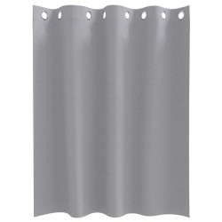 Rideaux 2 pcs Gris clair 140 x 140 cm Polyester 
