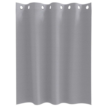 Rideaux 2 pcs Gris clair 140 x 140 cm Polyester 