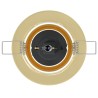 Luminaires encastrés 24 pièces Ronde GU10 Or Ø90 mm Acier 