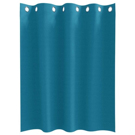 Rideaux avec des rideaux 2 pcs Turquoise 140 x 140 cm Polyester 