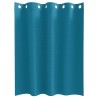 Rideaux avec des rideaux 2 pcs Turquoise 140 x 140 cm Polyester 