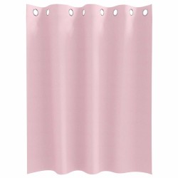 Rideaux avec des rideaux 2 pcs Rose bébé 140 x 140 cm Polyester 