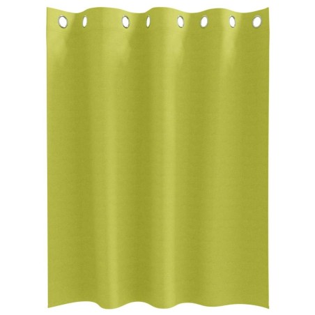 Rideaux 2 pcs Pomme verte 140 x 140 cm Polyester 