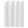 Rideaux avec des rideaux 2 pcs Blanc pur 140 x 140 cm Polyester 