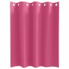 Rideaux avec des rideaux 2 pcs Rose vif 140 x 140 cm Polyester 