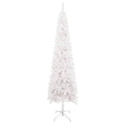 Sapin de Noël étroit Blanc 120 cm 