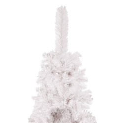 Sapin de Noël étroit Blanc 120 cm 