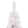 Sapin de Noël étroit Blanc 120 cm 
