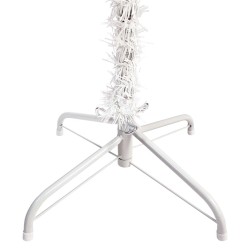 Sapin de Noël étroit Blanc 120 cm 