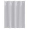 Rideaux avec des rideaux 2 pcs Gris pâle 140 x 140 cm Polyester 