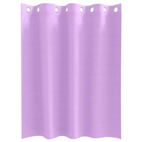 Rideaux avec des rideaux 2 pcs Violet 140 x 140 cm Polyester 
