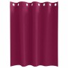 Rideaux avec des rideaux 2 pcs Bordeaux 140 x 140 cm Polyester 